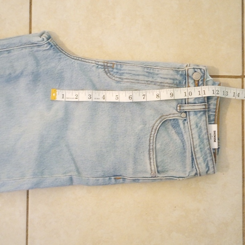 New Victoria's Secret Denim by Pink Straight Leg High Rise Light Wash Jeans Sz 6 - Picture 3 of 5